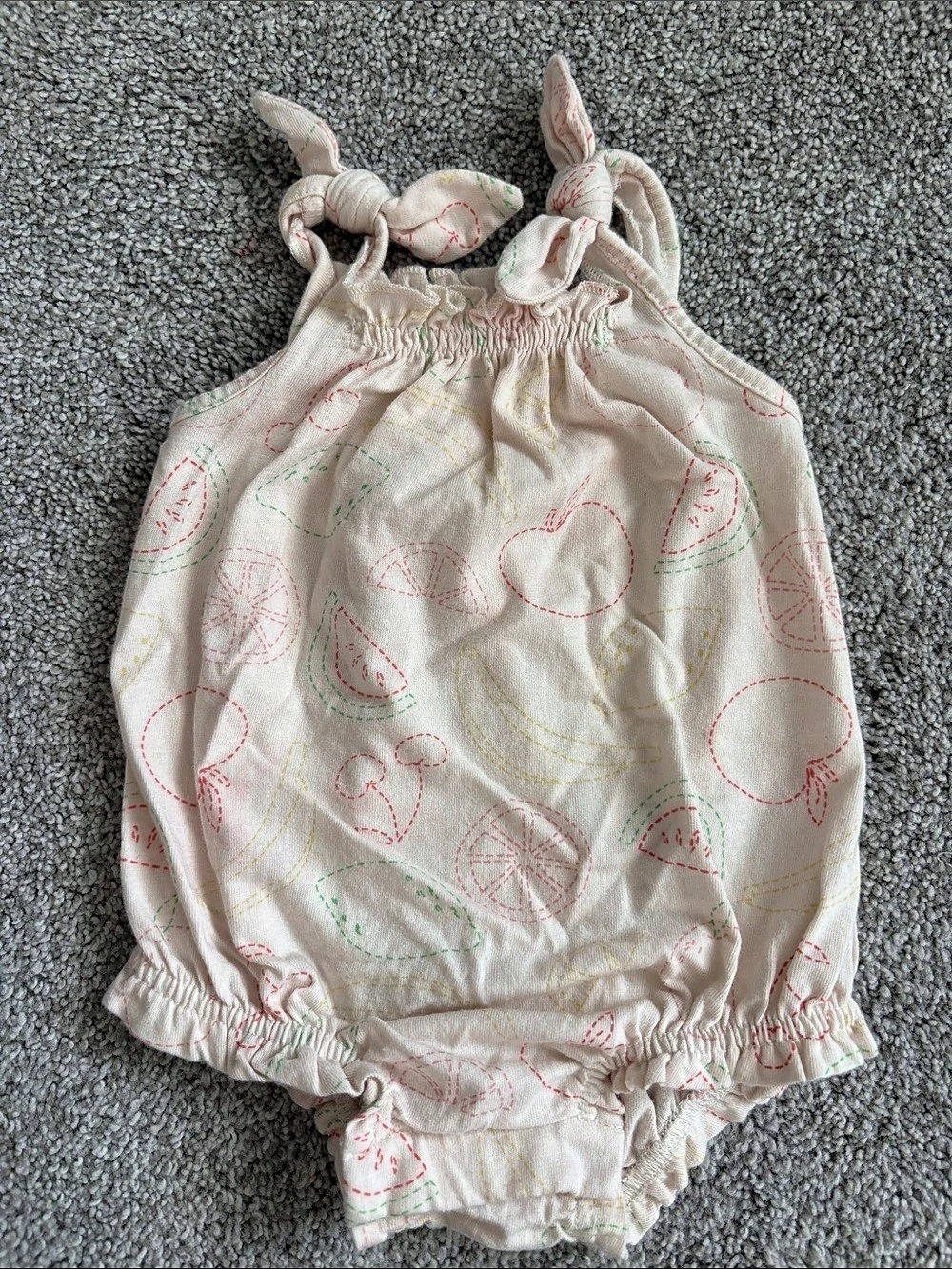 baby GAP Baby Romper Fruits Print Baby 0-3M